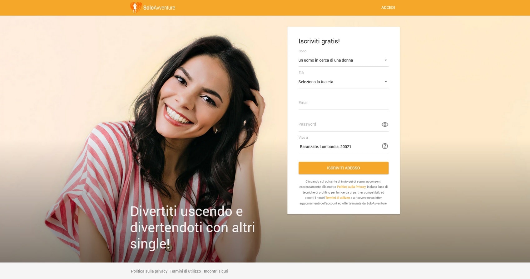 sito per incontrare single gratis